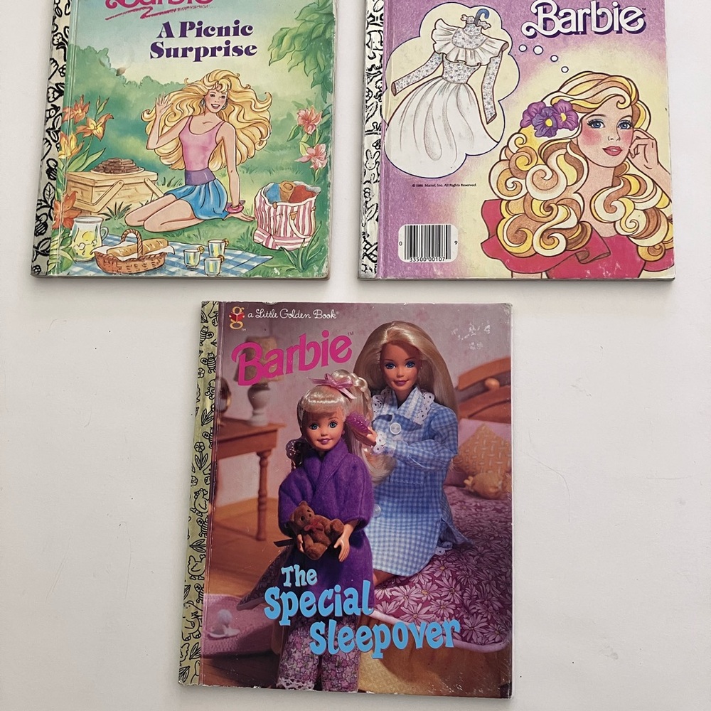 Barbie Little Golden Books Set
